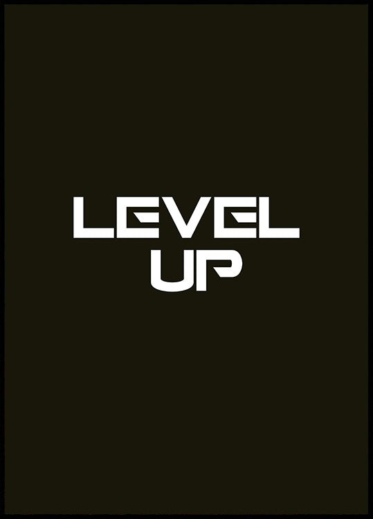 Level Up Poster