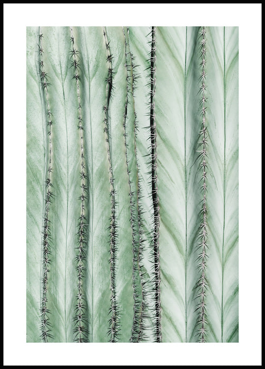 Watercolor cactus texture poster for nursery and home wall decor.