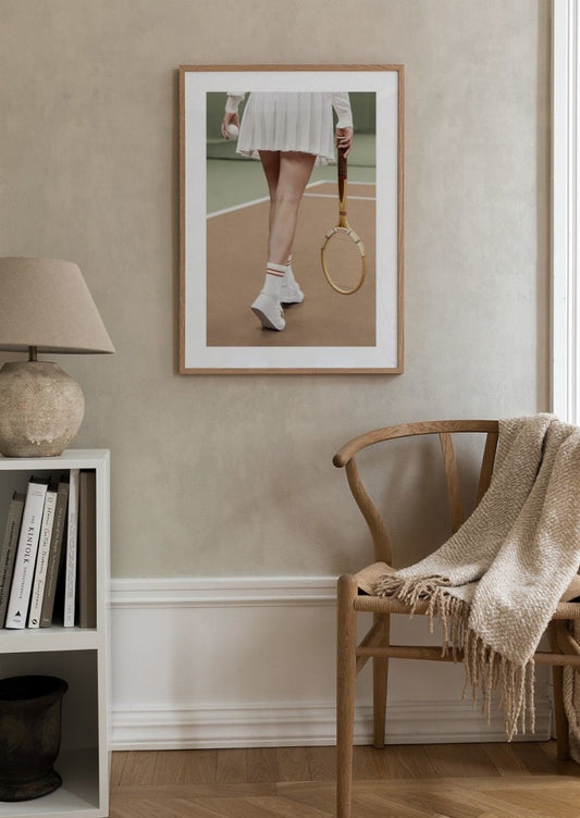 Watercolor ready to serve poster for nursery and home wall decor.