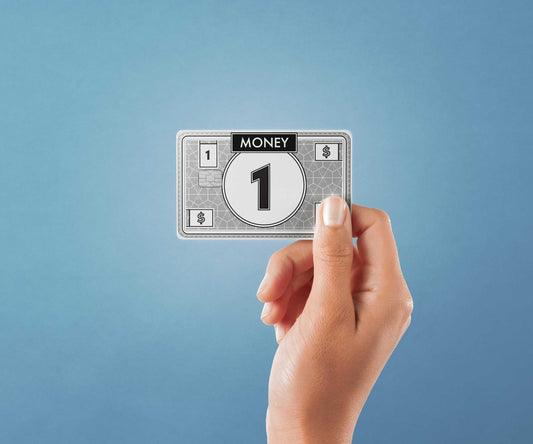 Note Design | Credit Card Sticker | Small Chip | Credit Card Skin