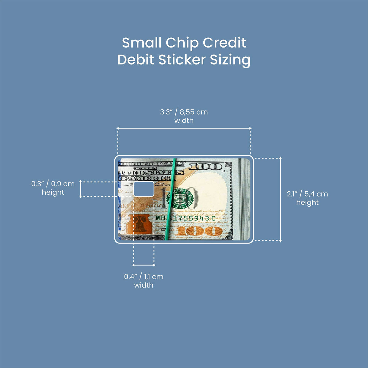 Bankroll - Premium Vinyl Credit Card Skin Cover by Wonderwallsboutique