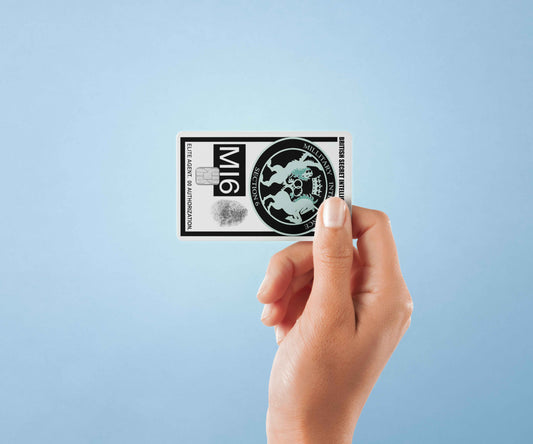 MI6 - Premium Vinyl Credit Card Skin Cover by Wonderwallsboutique