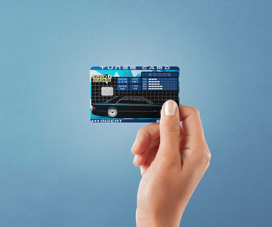 300CE Tuner Card Design | Credit Card Sticker | Small Chip | Credit Card Skin