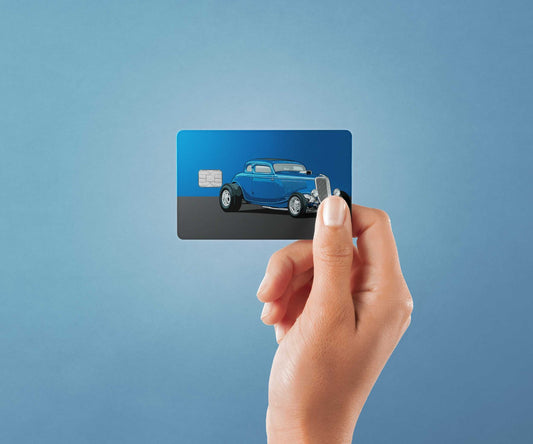 34 Ford Design | Credit Card Sticker | Small Chip | Credit Card Skin