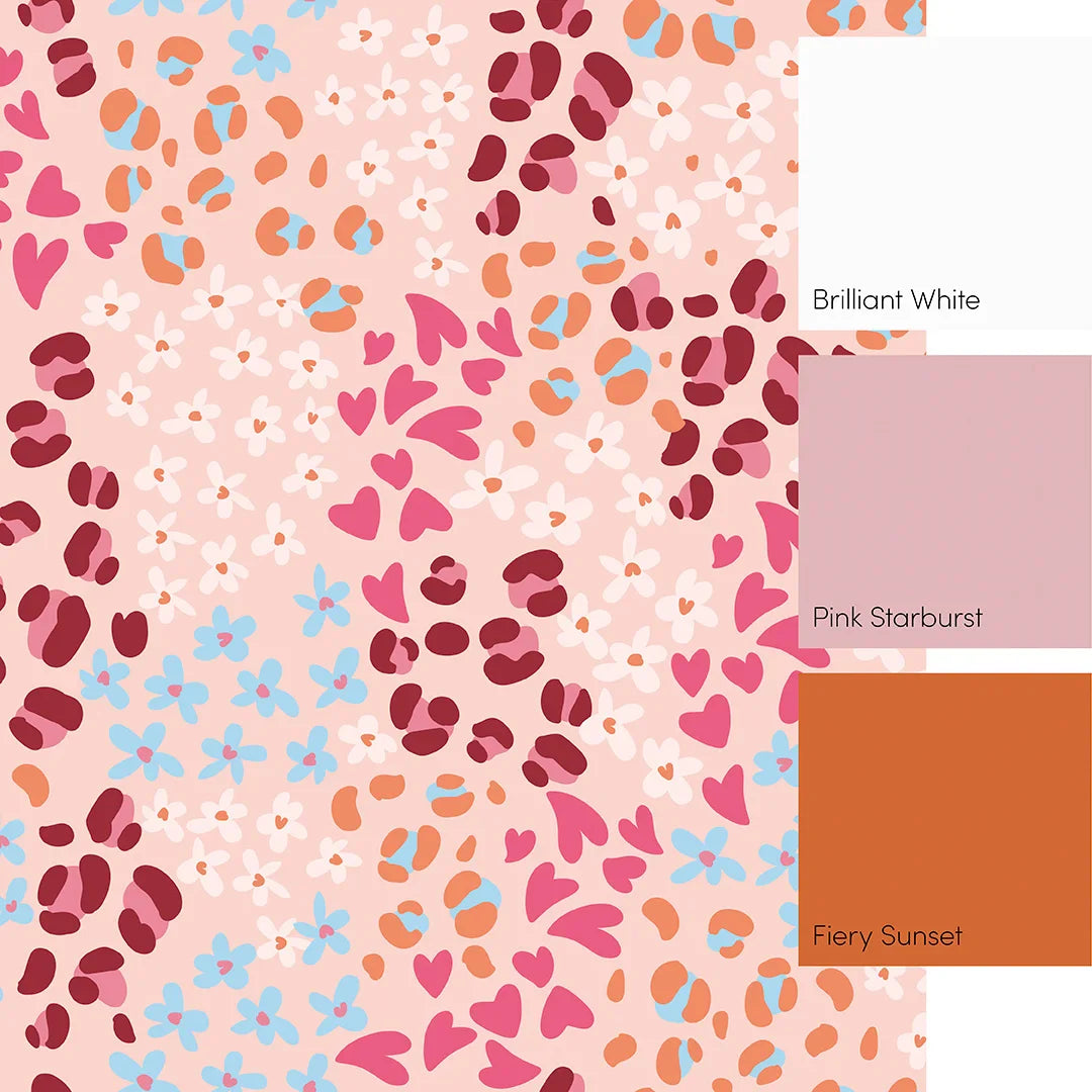 Multicoloured Dainty Doodles Wall Mural