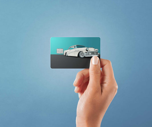 56 Buick Design | Credit Card Sticker | Small Chip | Credit Card Skin