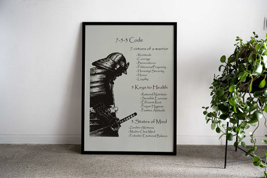 7 5 3 samurai quotes Asian Style Poster | Wall Art for Home & Office | High-Quality Print
