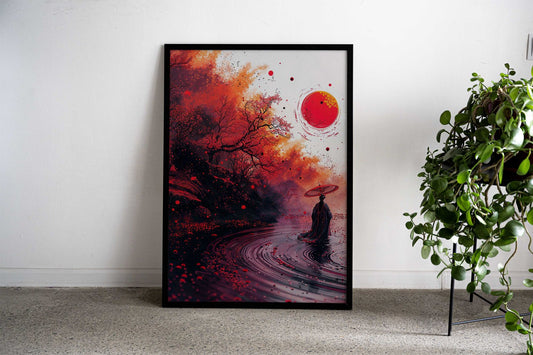 AKATSUKI Asian Style Poster | Wall Art for Home & Office | High-Quality Print