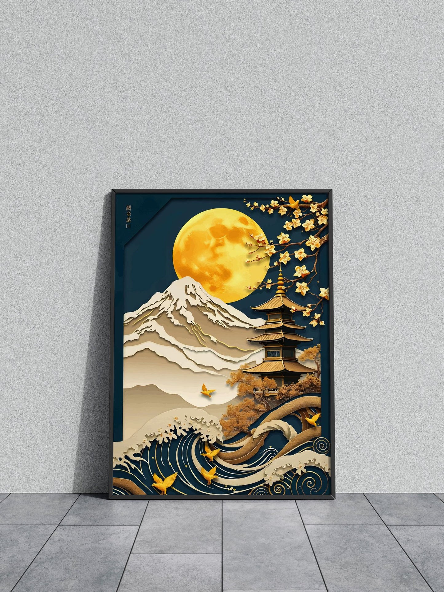 Abstract Japanese Landscap Asian Style Poster | Wall Art for Home & Office | High-Quality Print