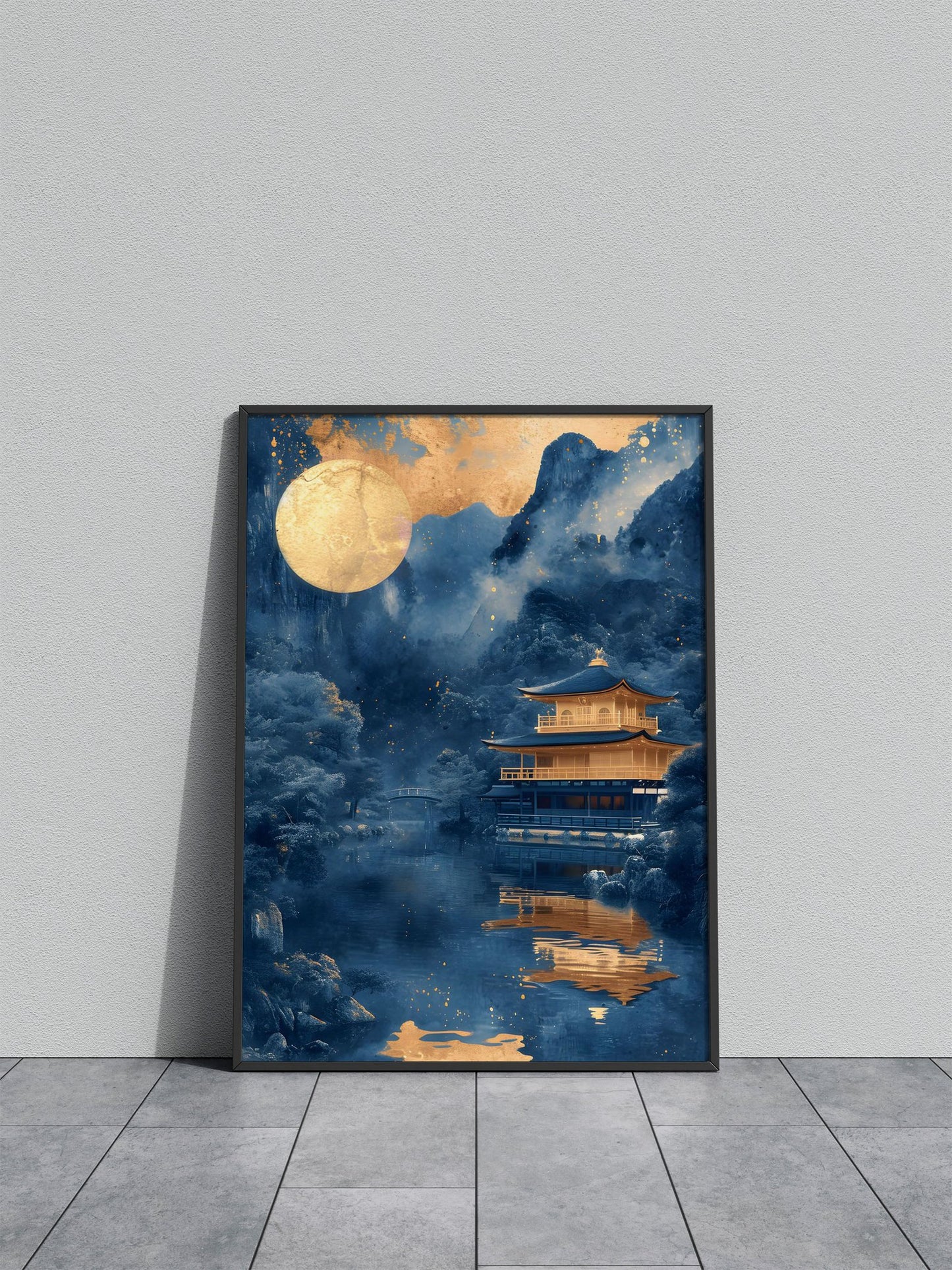 Abstract Landscape Asian Asian Style Poster | Wall Art for Home & Office | High-Quality Print
