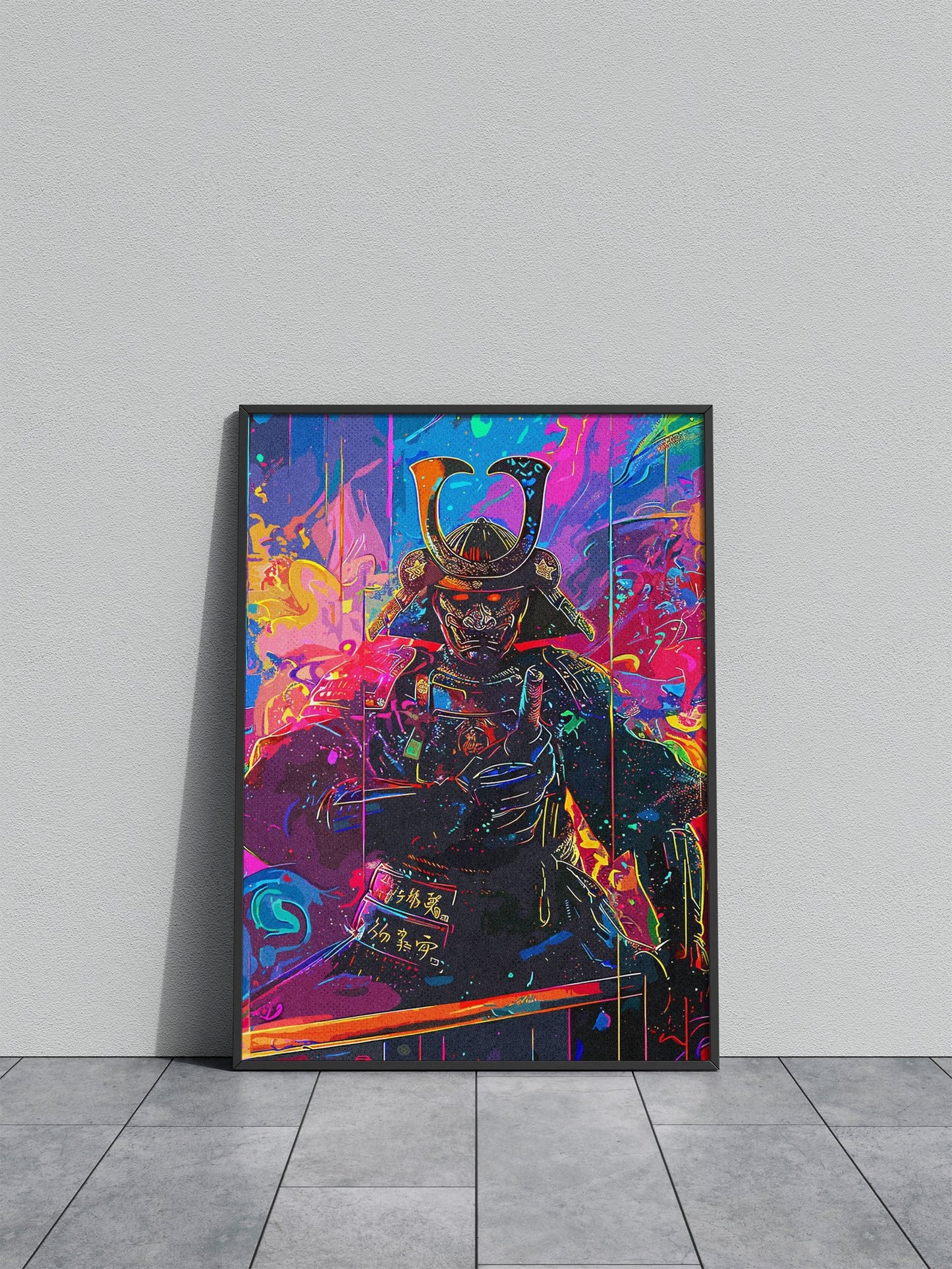 Abstract Samurai 2 Asian Style Poster | Wall Art for Home & Office | High-Quality Print