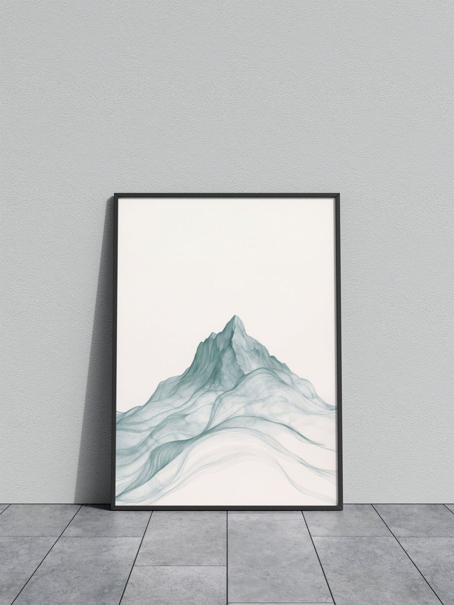 Abstract mountain Asian Style Poster | Wall Art for Home & Office | High-Quality Print