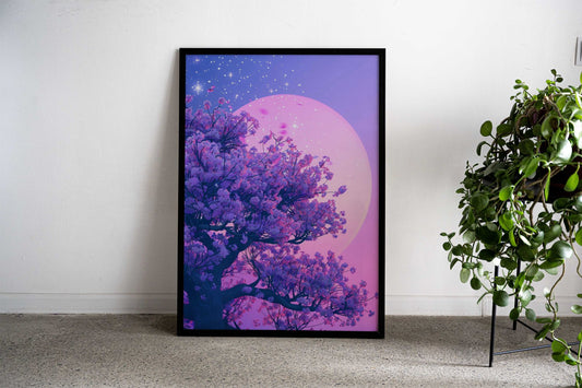 Aesthetic Sakura Asian Style Poster | Wall Art for Home & Office | High-Quality Print
