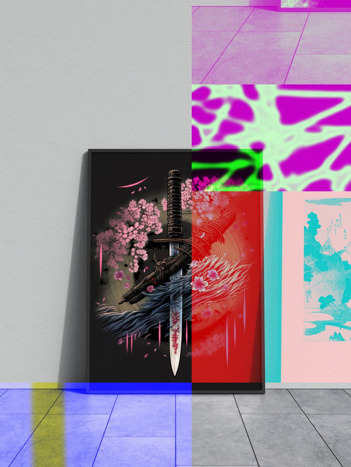 Ancient Blade Asian Style Poster | Wall Art for Home & Office | High-Quality Print