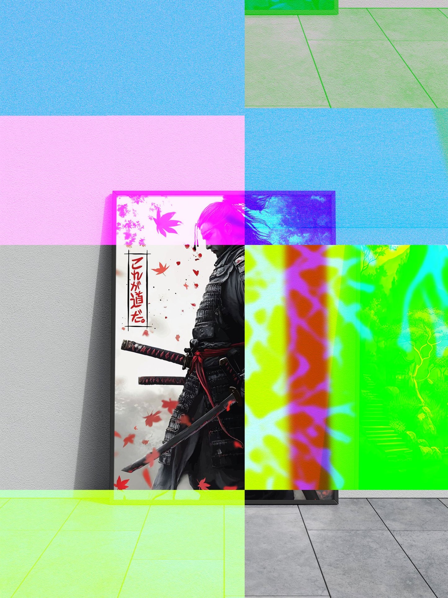 Ancient Samurai Katana Asian Style Poster | Wall Art for Home & Office | High-Quality Print