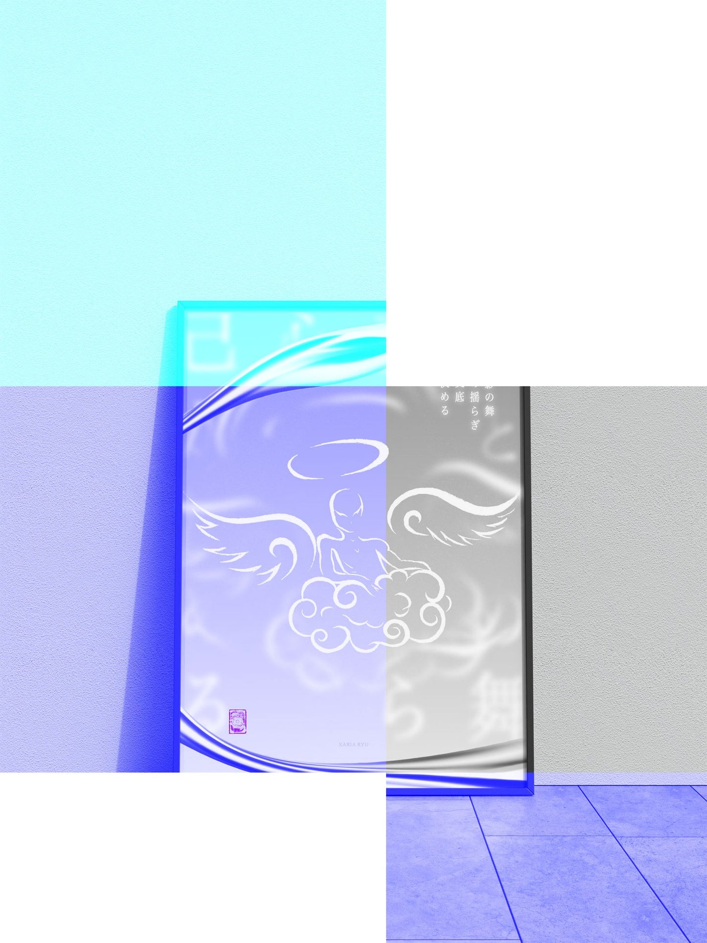 Angels & Demons We Make Asian Style Poster | Wall Art for Home & Office | High-Quality Print