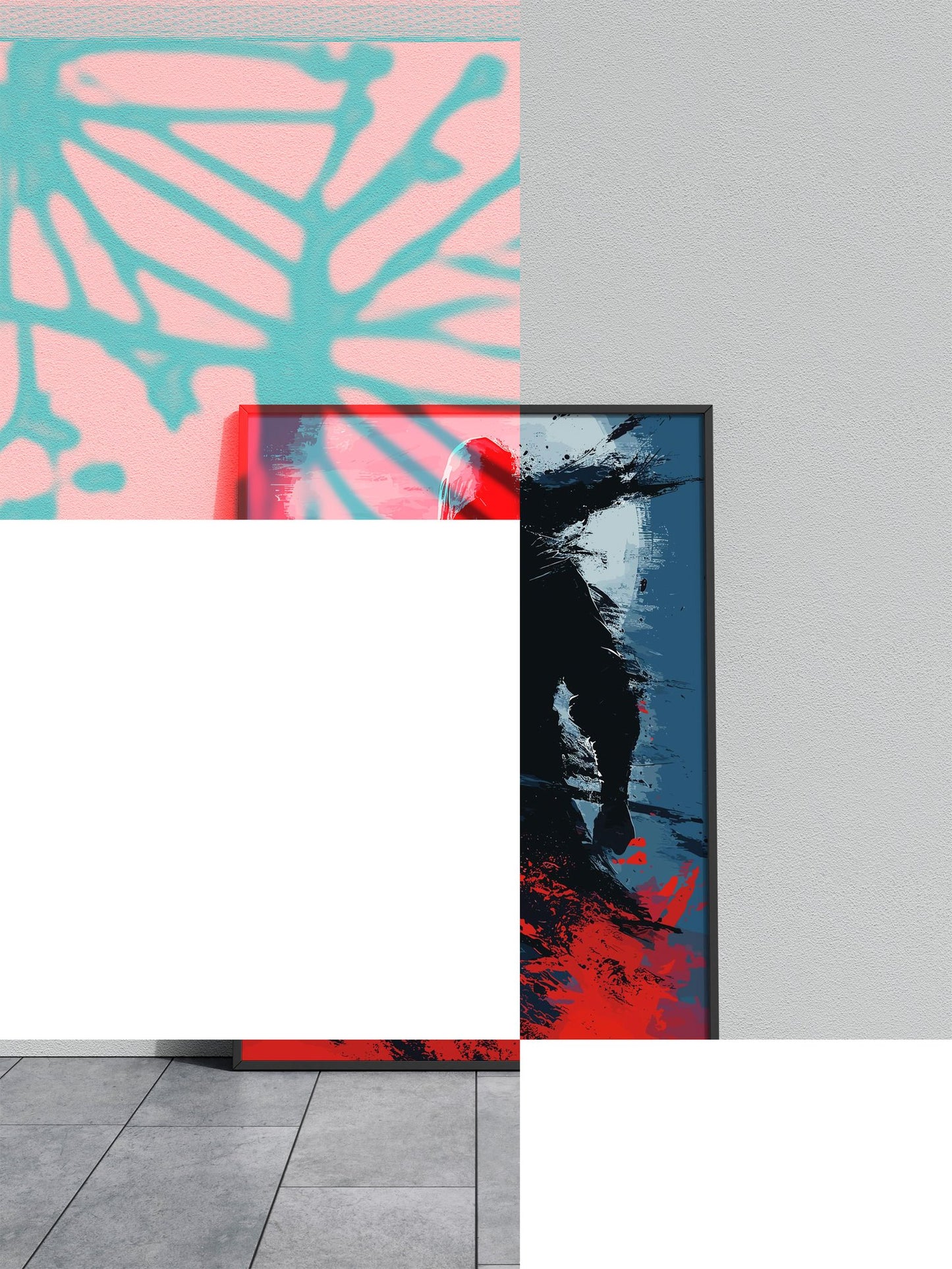 Anime Blue Japan Shinobi Asian Style Poster | Wall Art for Home & Office | High-Quality Print