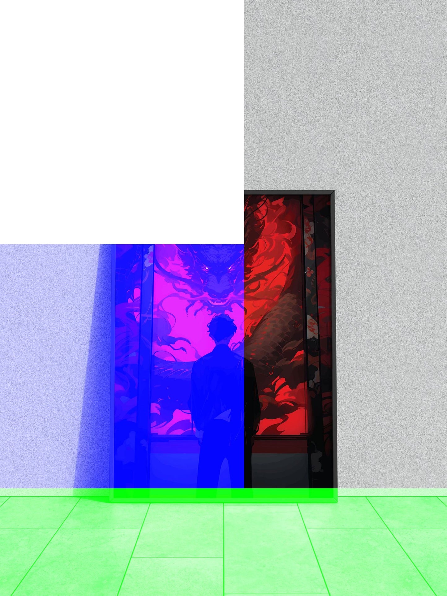 Anime Dragon Asian Style Poster | Wall Art for Home & Office | High-Quality Print