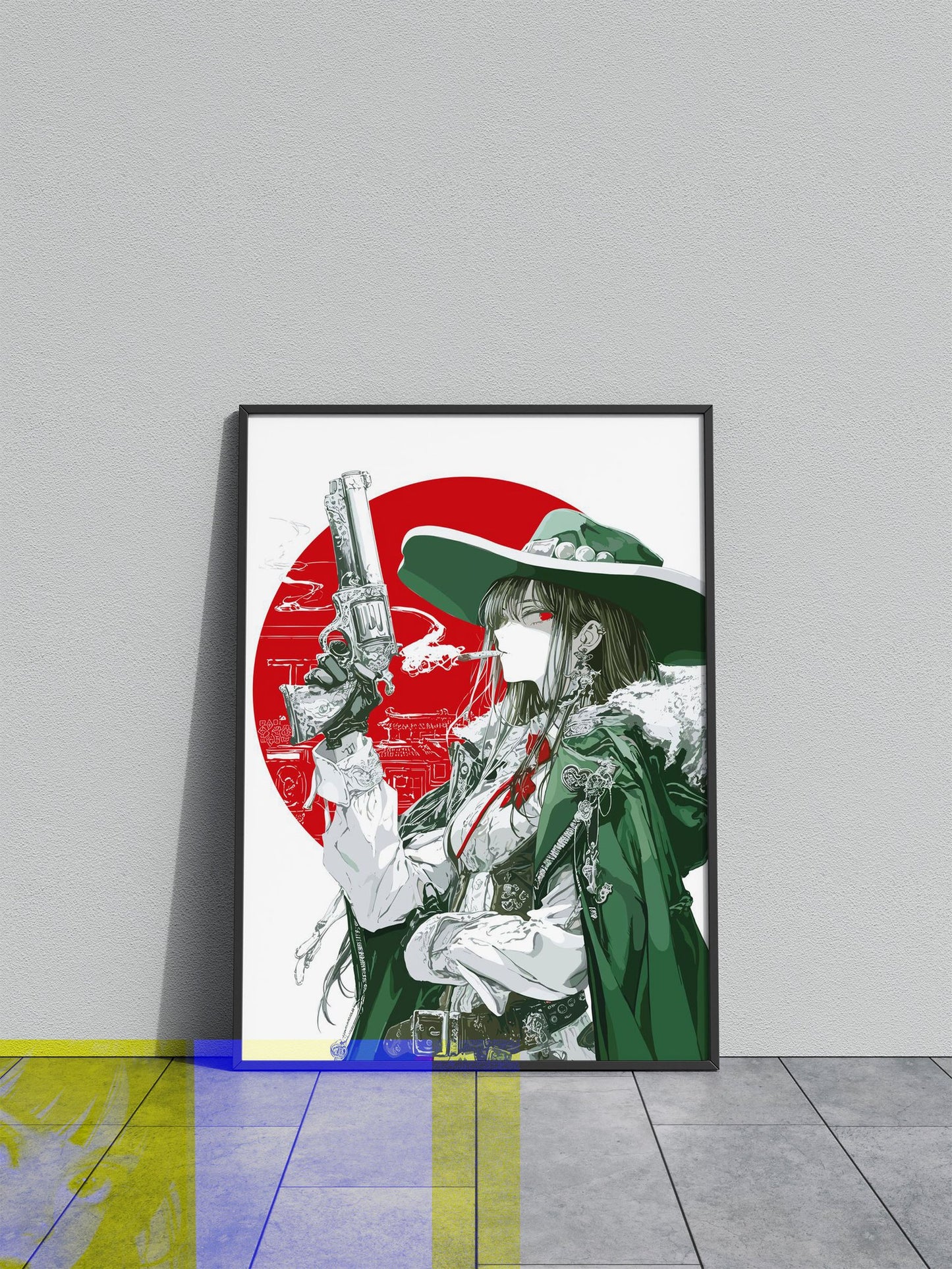 Anime Gunslinger Asian Style Poster | Wall Art for Home & Office | High-Quality Print