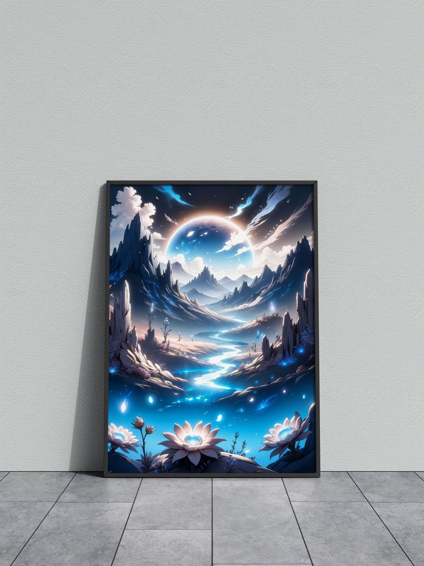 Anime Torii Gate paradise Asian Style Poster | Wall Art for Home & Office | High-Quality Print