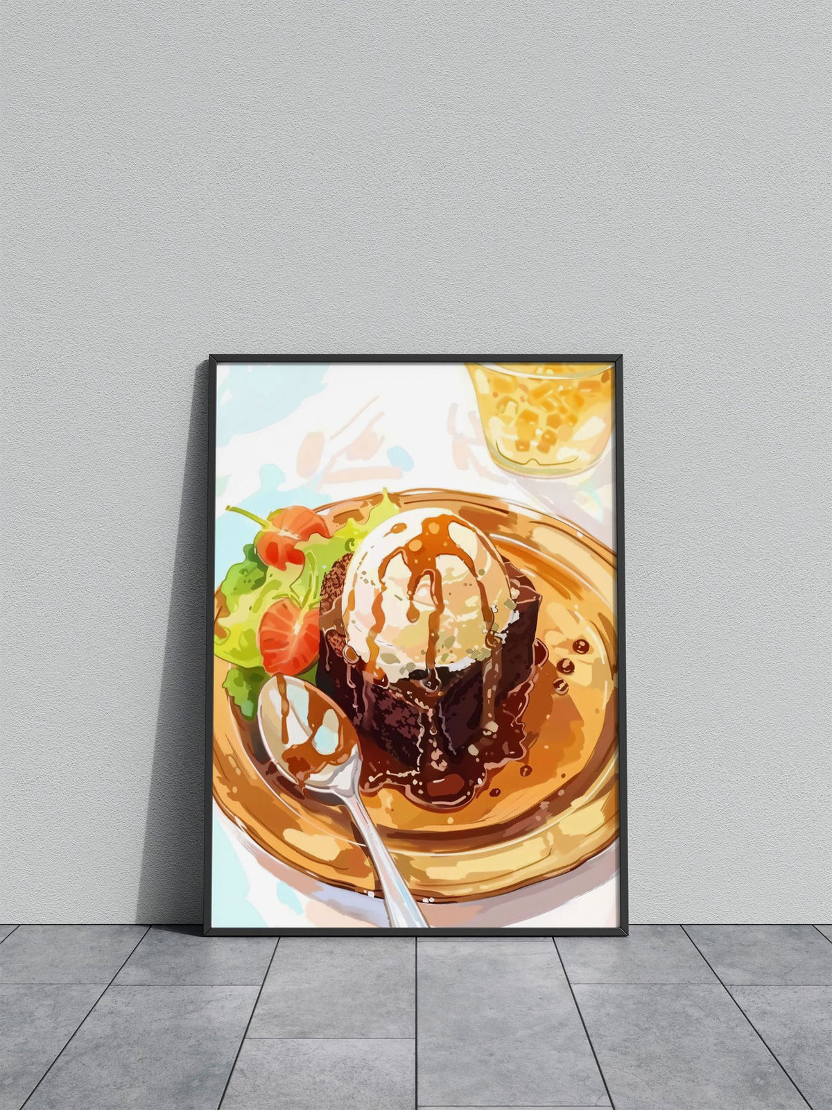 Anime style Dessert Asian Style Poster | Wall Art for Home & Office | High-Quality Print Premium Vinyl Skin Decal - Dura