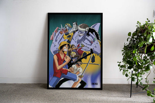 Arlong Pirates Asian Style Poster | Wall Art for Home & Office | High-Quality Print - High-quality vinyl skin wrap
