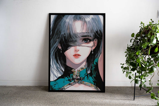 Asian Beauty Asian Style Poster | Wall Art for Home & Office | High-Quality Print - High-quality vinyl skin wrap de