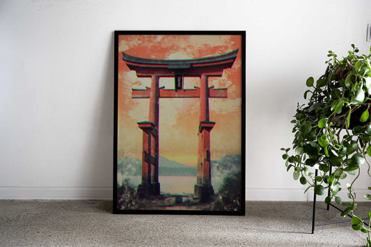 Asian Gate Asian Style Poster | Wall Art for Home & Office | High-Quality Print - High-quality vinyl skin wrap deca