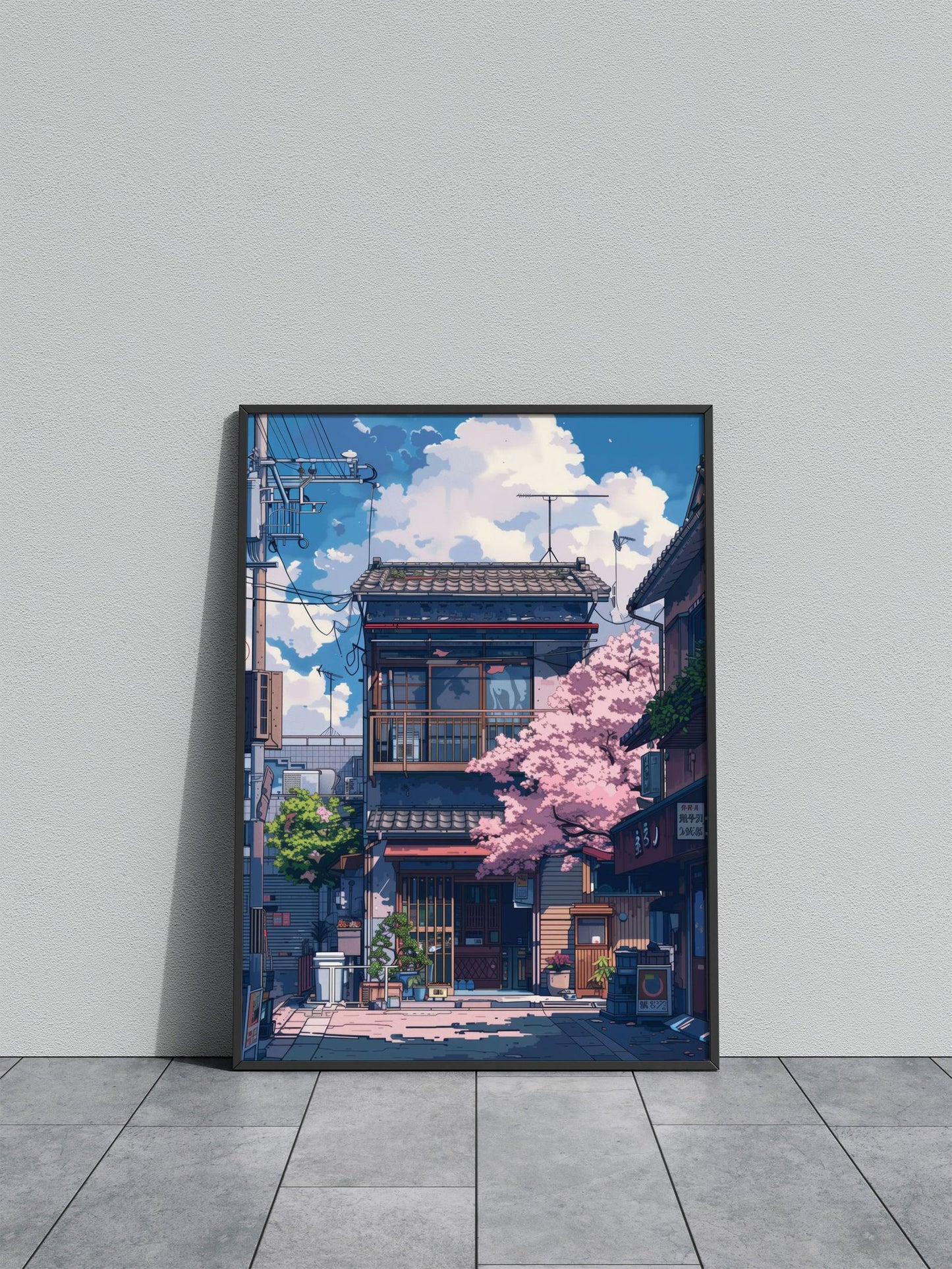 Asian House Anime Asian Style Poster | Wall Art for Home & Office | High-Quality Print