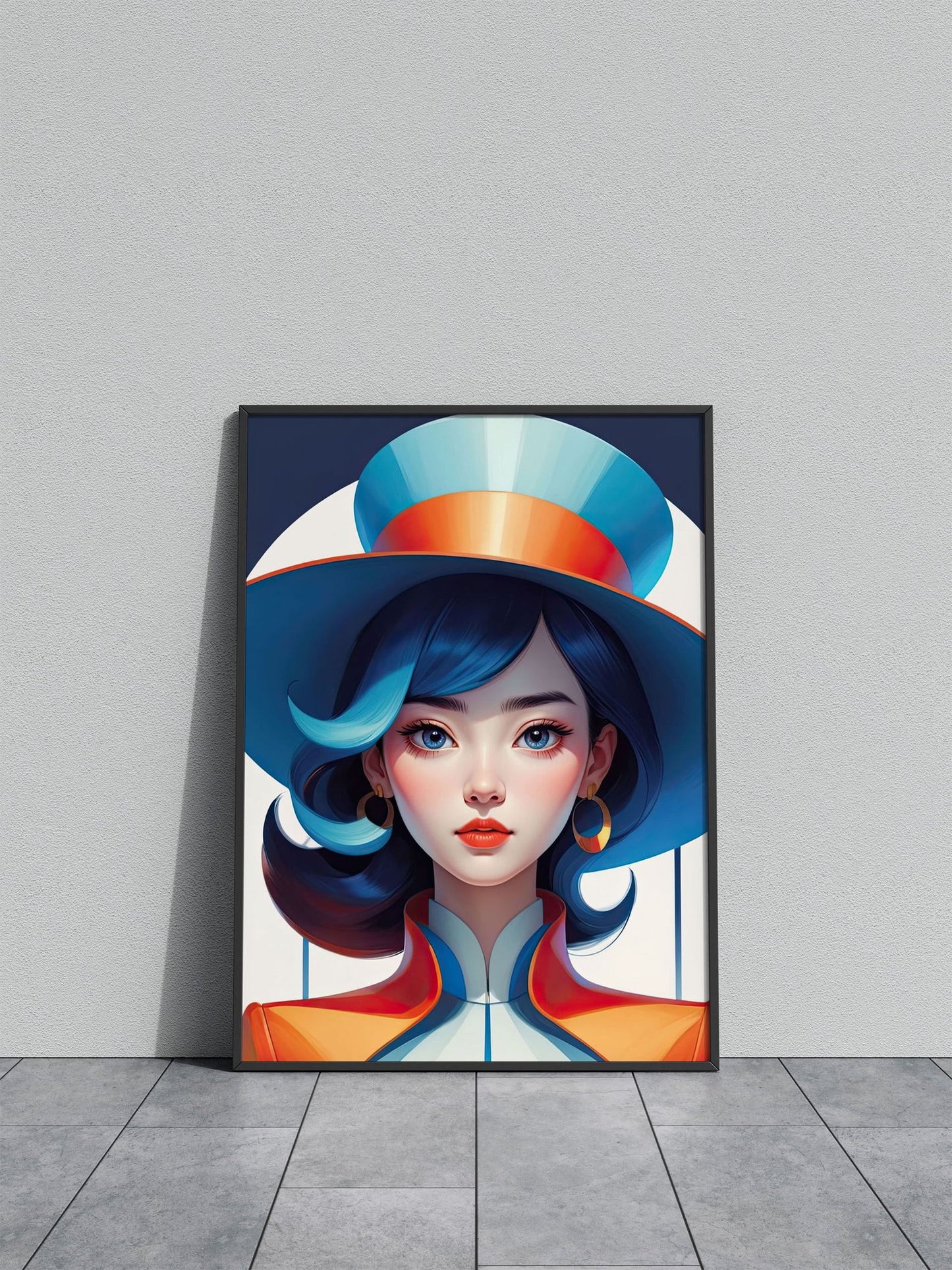 Asian Lady Wall Art Asian Style Poster | Wall Art for Home & Office | High-Quality Print