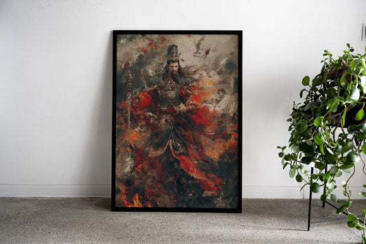 Asian Samurai Asian Style Poster | Wall Art for Home & Office | High-Quality Print