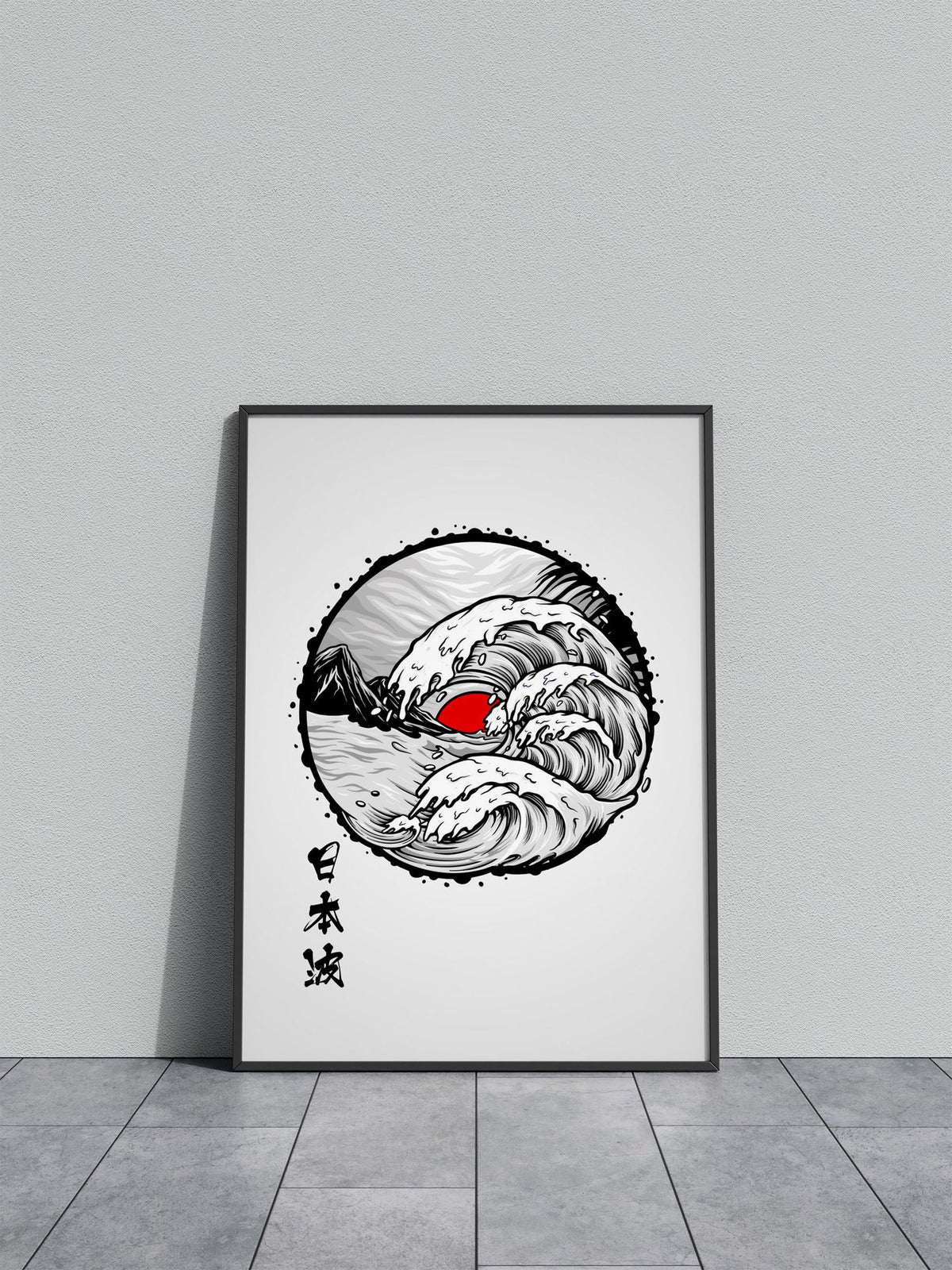 Asian Wave Asian Style Poster | Wall Art for Home & Office | High-Quality Print - High-quality vinyl skin wrap deca