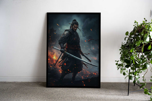 Assassin Knight Japanese Asian Style Poster | Wall Art for Home & Office | High-Quality Print - High-quality vinyl