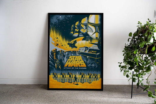 Attack of the Clones Asian Style Poster | Wall Art for Home & Office | High-Quality Print - High-quality vinyl skin