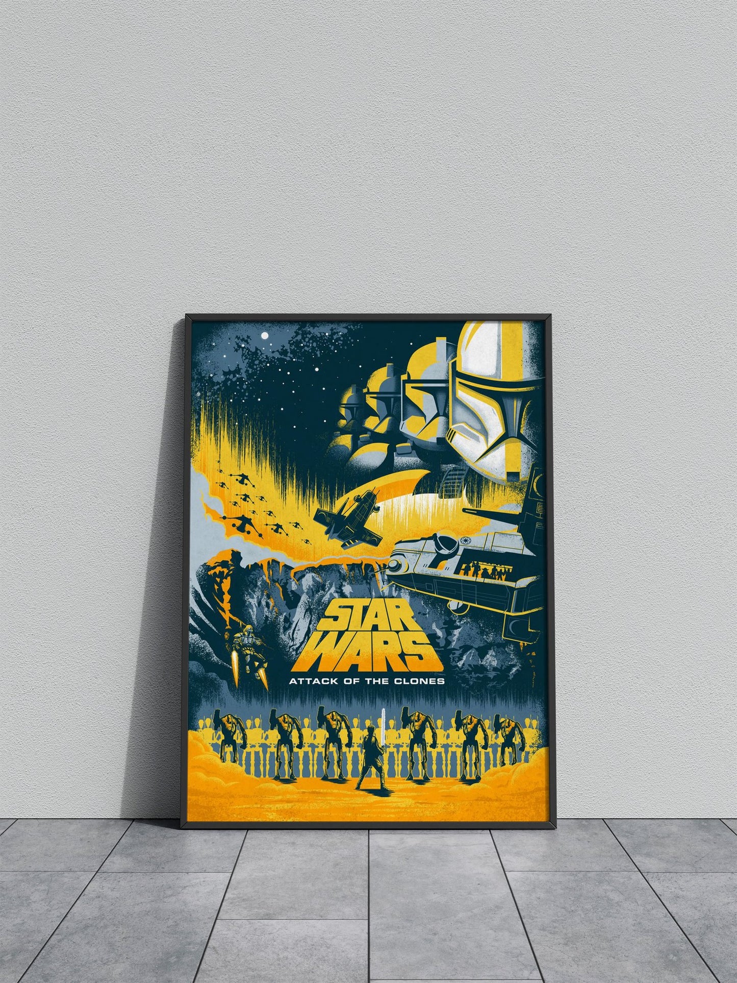 Attack of the Clones Asian Style Poster | Wall Art for Home & Office | High-Quality Print