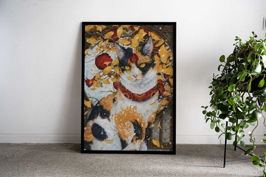 Bakeneko Asian Style Poster | Wall Art for Home & Office | High-Quality Print