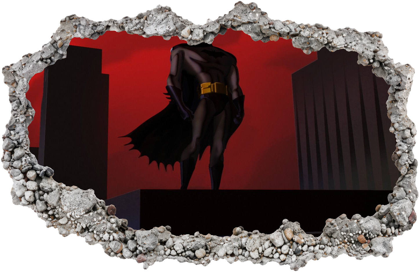 Batman Animated Series Kids Room Decor Wall Art Sticker 064