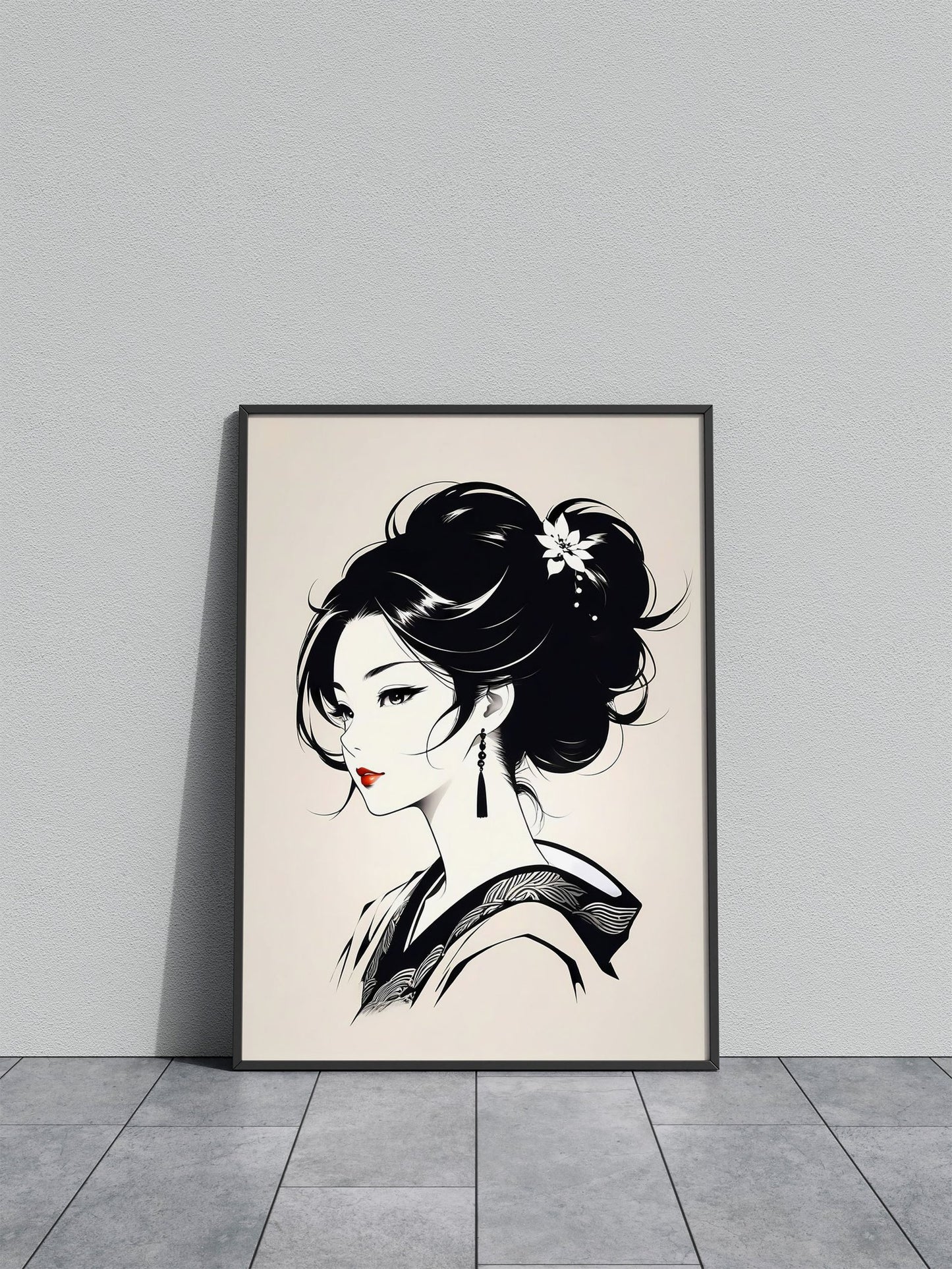 Beautiful Sketch Asian Style Poster | Wall Art for Home & Office | High-Quality Print