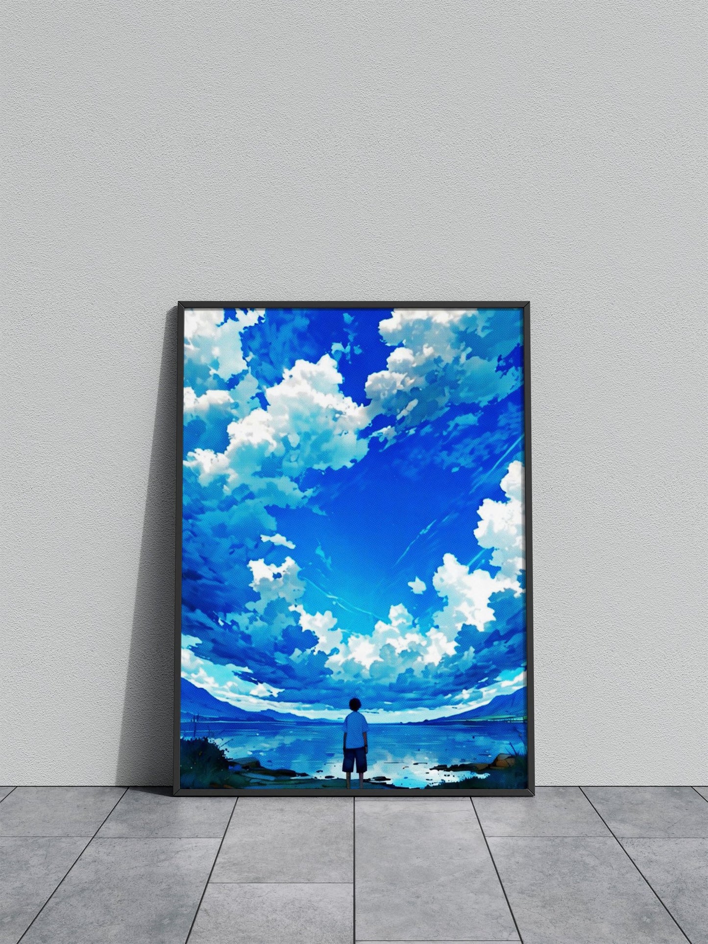 Beautiful Sky Boy Asian Style Poster | Wall Art for Home & Office | High-Quality Print