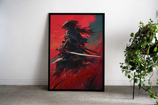 Blade Wind Asian Style Poster | Wall Art for Home & Office | High-Quality Print - High-quality vinyl skin wrap deca