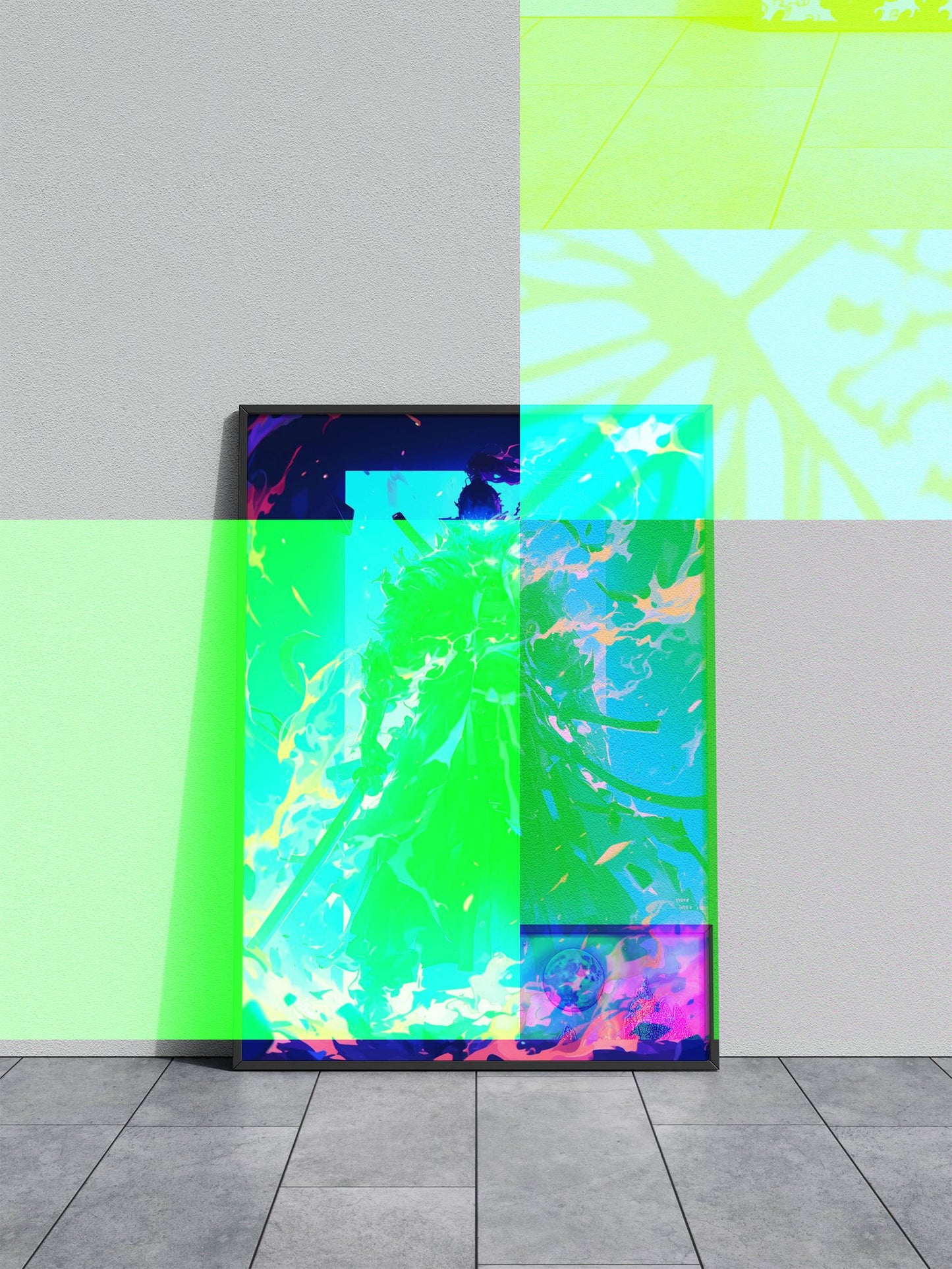 Blazing Samurai Asian Style Poster | Wall Art for Home & Office | High-Quality Print