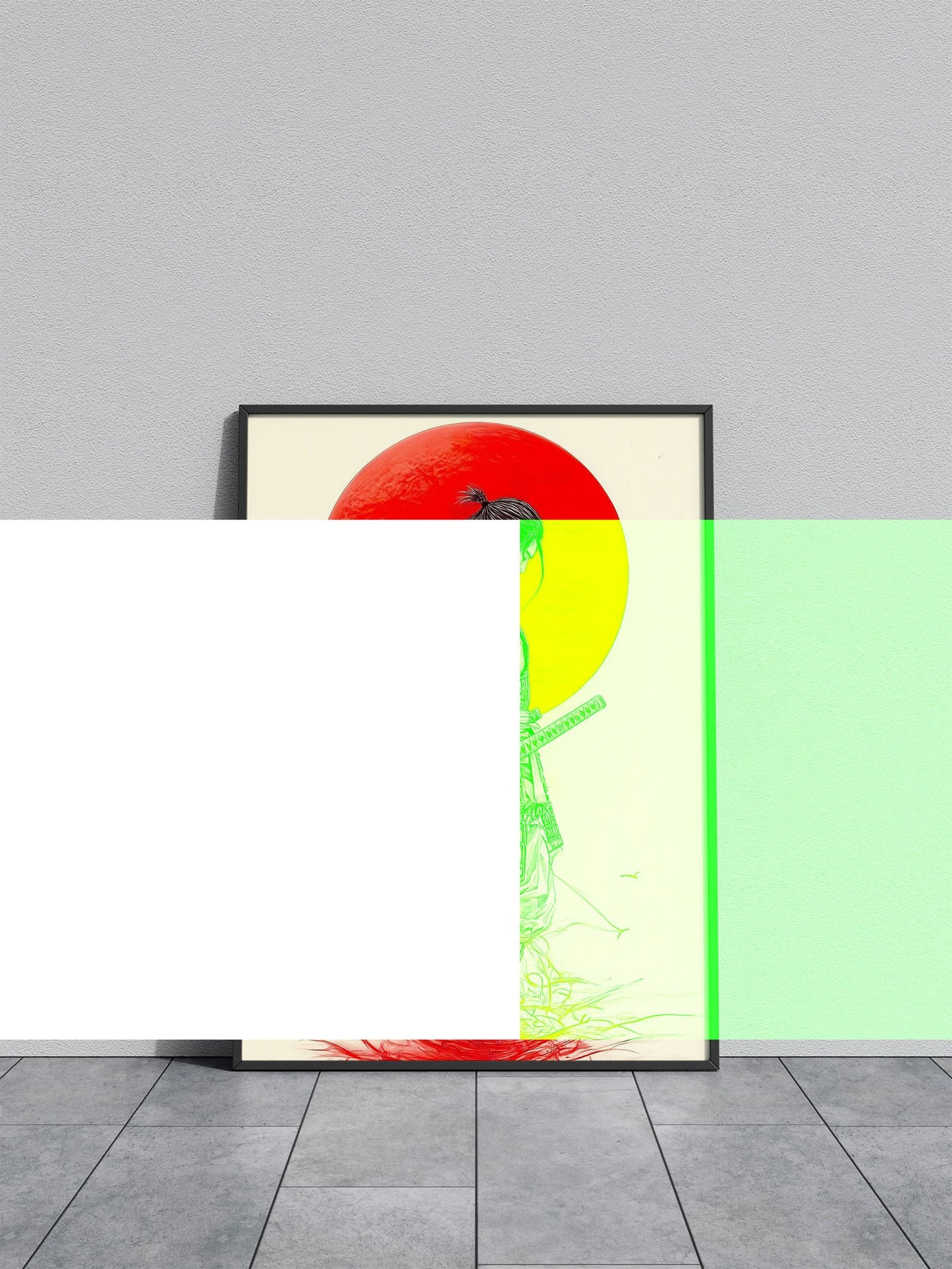 Bloody Blade Samurai Asian Style Poster | Wall Art for Home & Office | High-Quality Print