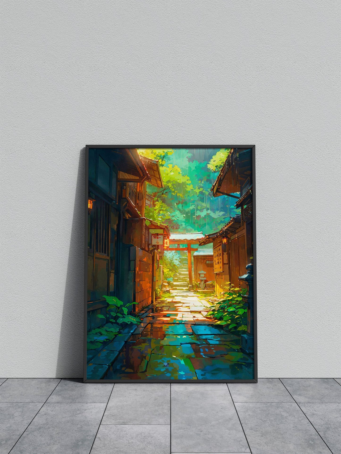 Bright Light of Spring Asian Style Poster | Wall Art for Home & Office | High-Quality Print