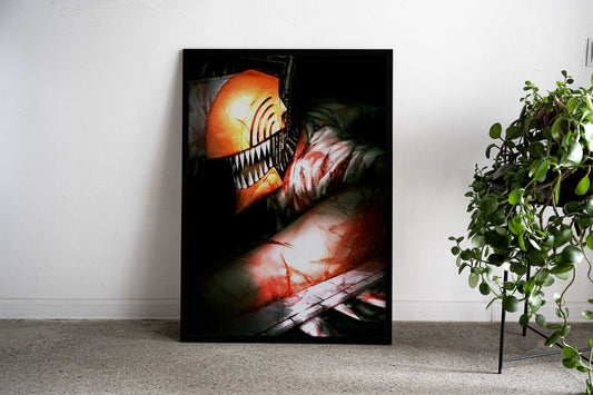 Chainsaw Devil Asian Style Poster | Wall Art for Home & Office | High-Quality Print - High-Quality Visual Display