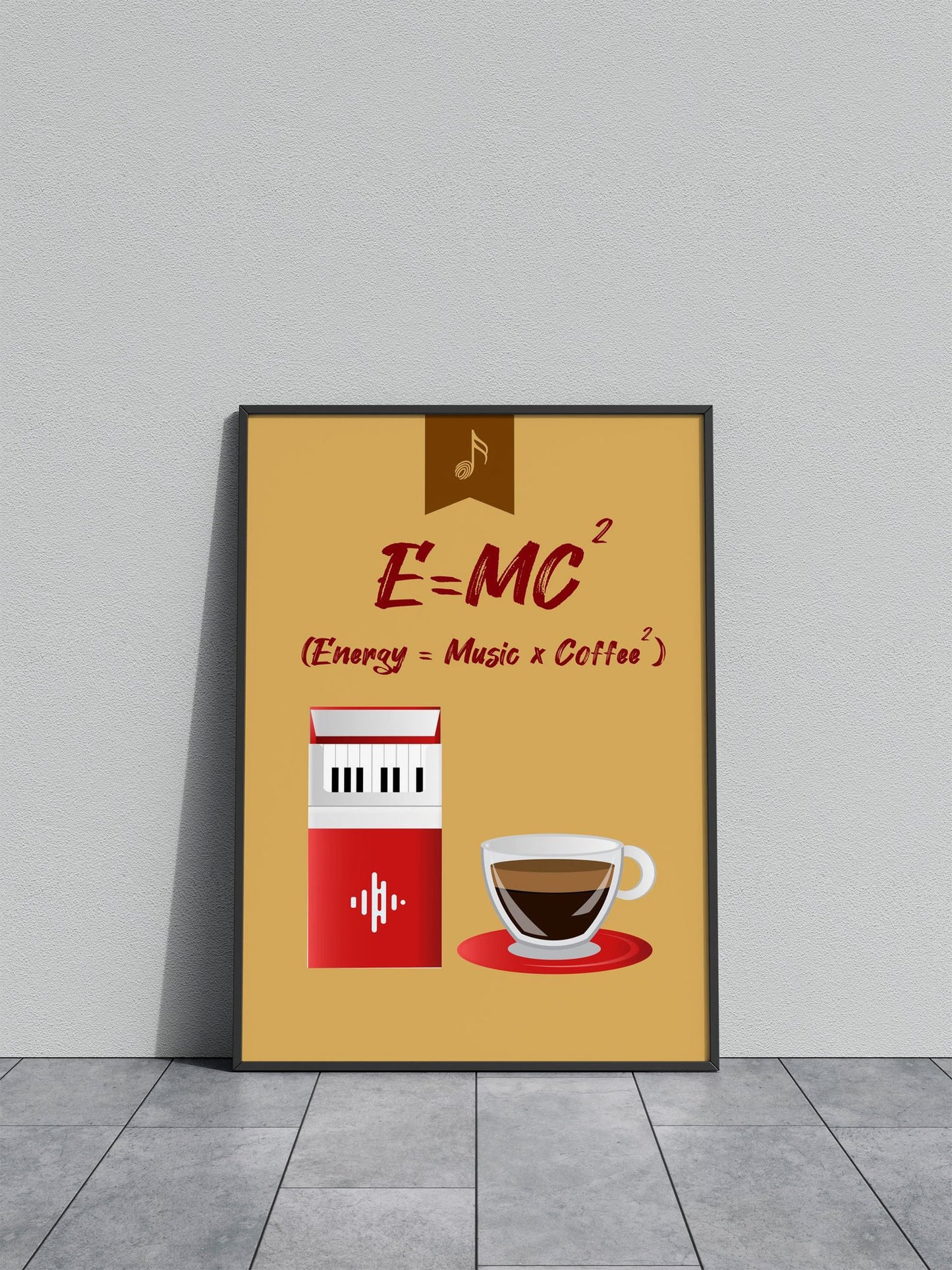 Coffee time with energy Asian Style Poster | Wall Art for Home & Office | High-Quality Print - High-Quality Visual Display