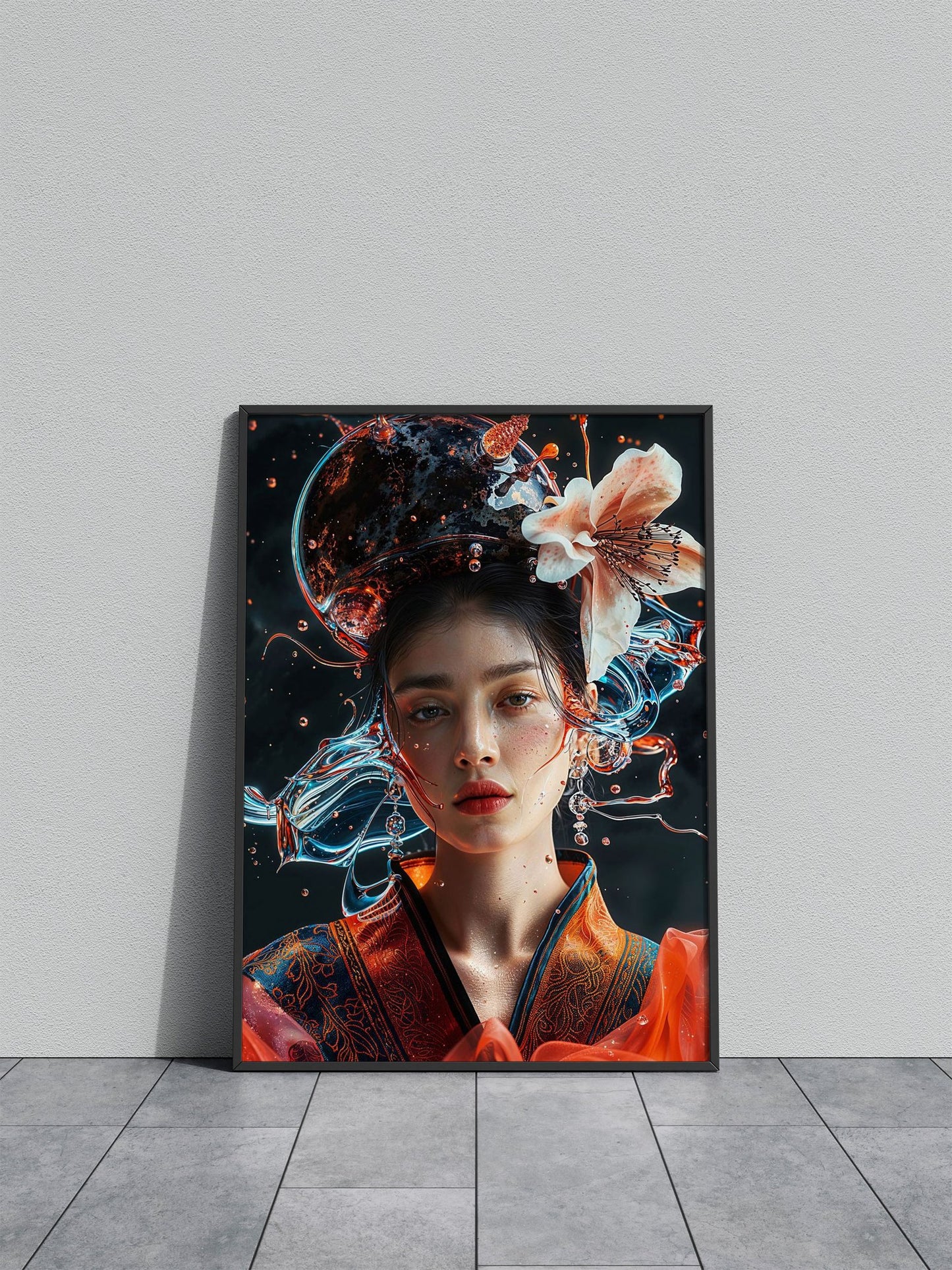 Cosmic Elegance 2 Asian Style Poster | Wall Art for Home & Office | High-Quality Print - High-Quality Visual Display