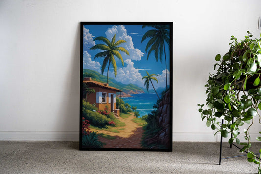 Cozy sunny day Asian Style Poster | Wall Art for Home & Office | High-Quality Print - High-Quality Visual Display