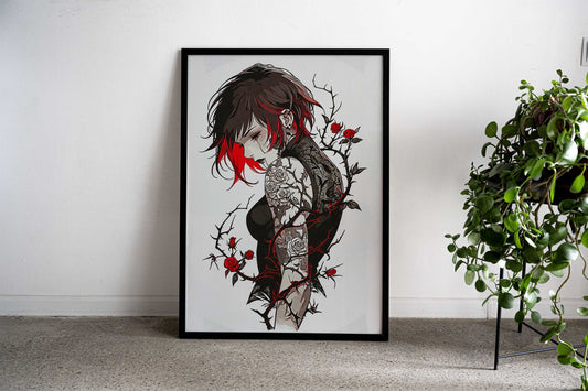 Criminal Tattoos Asian Style Poster | Wall Art for Home & Office | High-Quality Print - High-Quality Visual Display