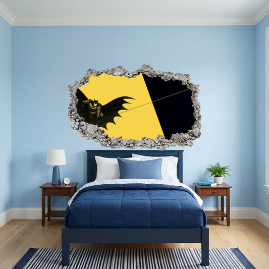 DC Comics Batman Dark Knight Smashed Brick Decal 3D Effect Sticker 058