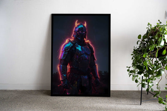 Dark warrior Asian Style Poster | Wall Art for Home & Office | High-Quality Print - High-Quality Visual Display
